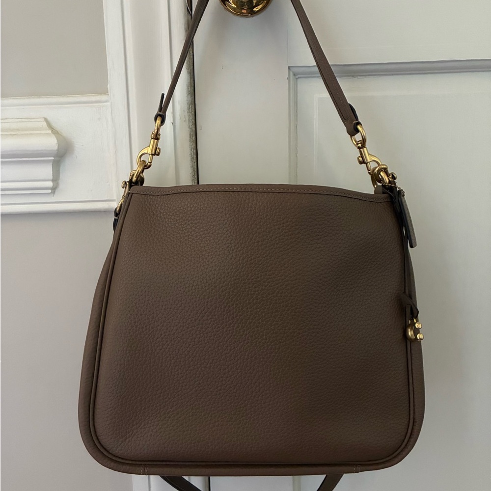 Coach Cary Shoulder Bag Dark Stone